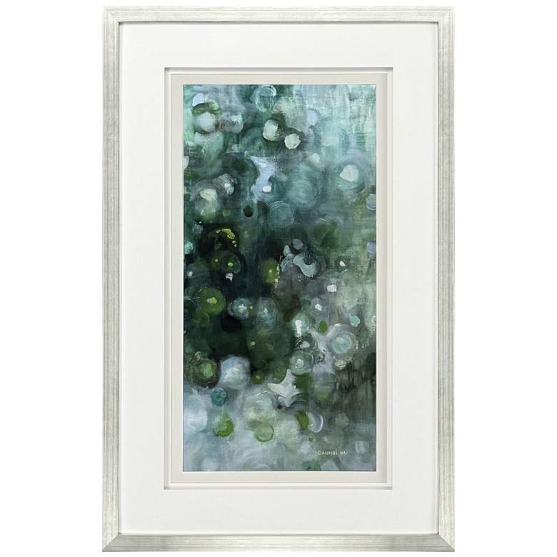 Image 1 Emerald Constellation II 32"W x 50"H Framed Wall Art