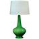 Emeralda Jewel Green Crackle Ceramic Table Lamp
