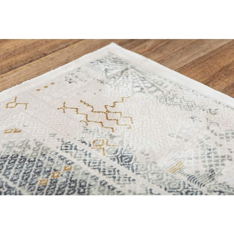 Image 4 Emerge EMG927 5'3"x7'6" Stone and Beige Rectangular Area more views