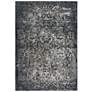 2_Emerge EMG929 5'3"x7'6" Gray Medallion Rectangular Area R