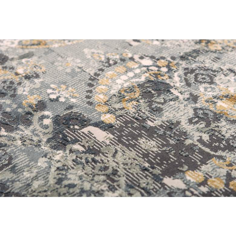 Image 3 Emerge EMG929 5'3"x7'6" Gray Medallion Rectangular Area R more views