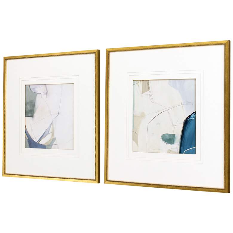 Image 5 Emerging 25"W x 25"H Framed Art Set of 2 more views