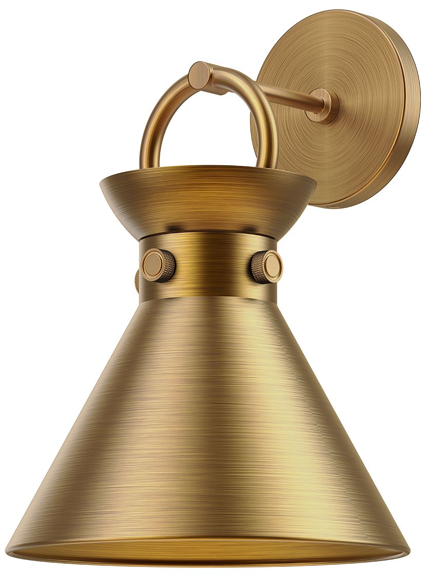 Emerson 12 3/4" High Aged Gold Wall Sconce