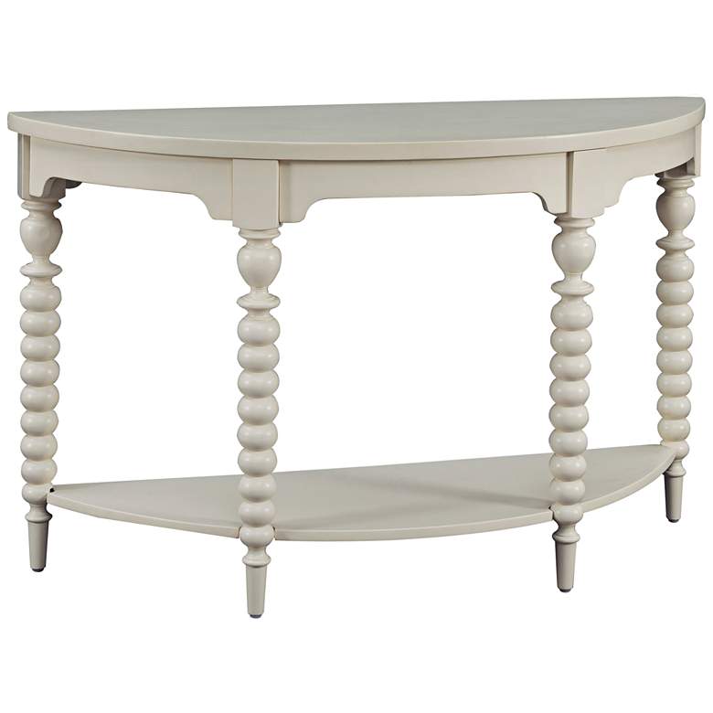 Image 1 Emerson 49 inch Wide Soft White Finish Sofa Table