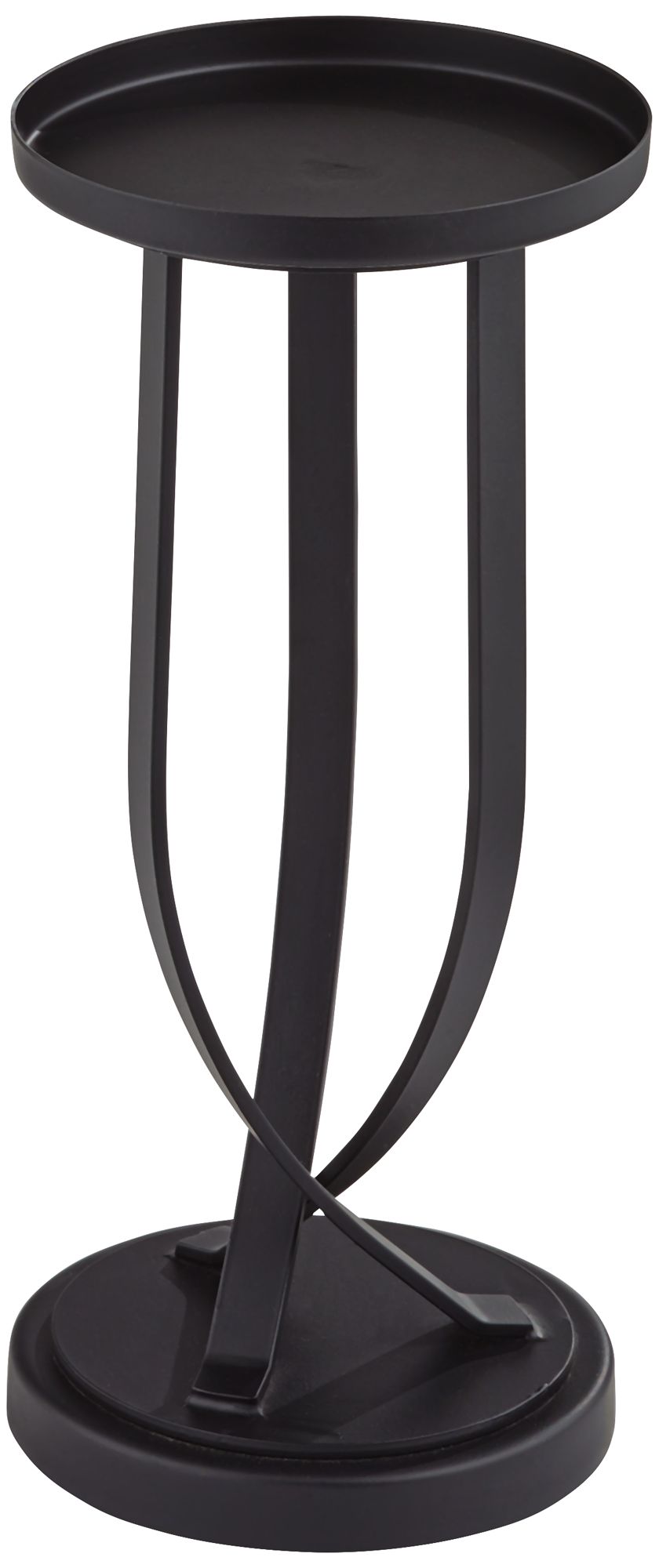 Emerson Black Curve Body Metal Candle Holders Set of 2 985J1 Lamps