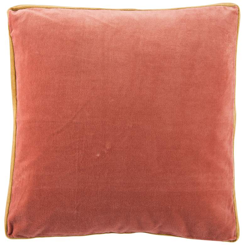 Image 2 Emerson Bryn Pink Solid 18 inch Square Throw Pillow