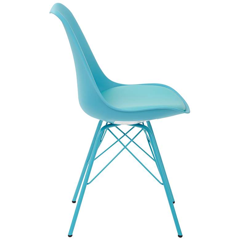 Image 4 Emerson Teal Armless Side Chair more views