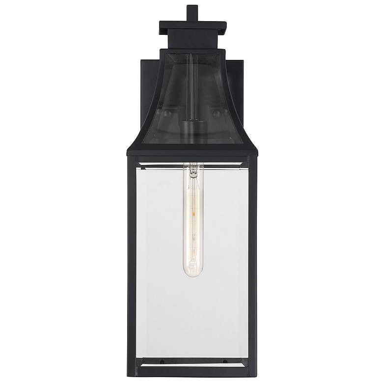 Image 3 Emery 1-Light Outdoor Wall Lantern in Matte Black more views