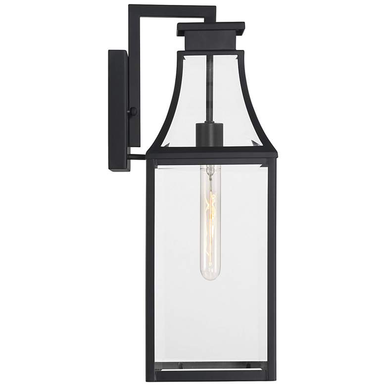 Image 5 Emery 1-Light Outdoor Wall Lantern in Matte Black more views