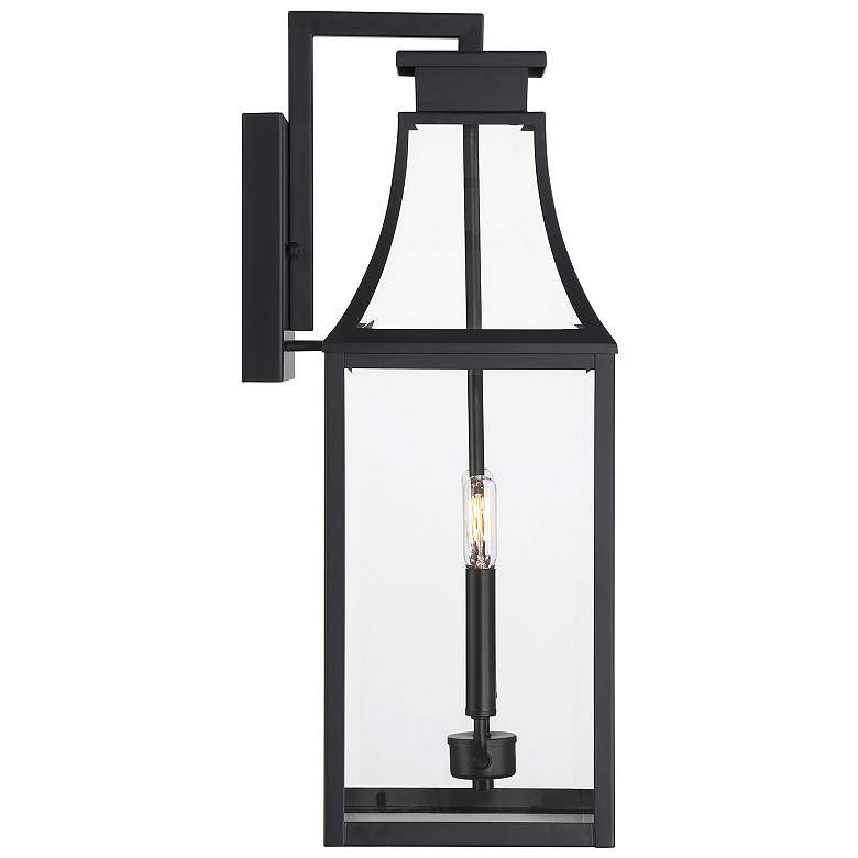 Image 5 Emery 2-Light Outdoor Wall Lantern in Matte Black more views