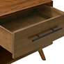 Emery 24" Wide Pecan Wood 1-Drawer Nightstand