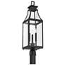 3_Emery 29 1/4" High Matte Black 3-Light Outdoor Post Light more views
