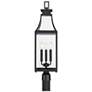 4_Emery 29 1/4" High Matte Black 3-Light Outdoor Post Light more views