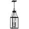 Emery 3-Light Outdoor Hanging Lantern in Matte Black