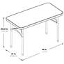 Emery 48" Wide Light Gray Outdoor Multi-Purpose Table