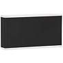 1_Emery 5" High Matte Black 20W LED Wall Sconce With Frosted Acrylic Dif