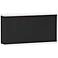 Emery 5" High Matte Black 20W LED Wall Sconce With Frosted Acrylic Dif