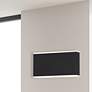 2_Emery 5" High Matte Black 20W LED Wall Sconce With Frosted Acrylic Dif more views