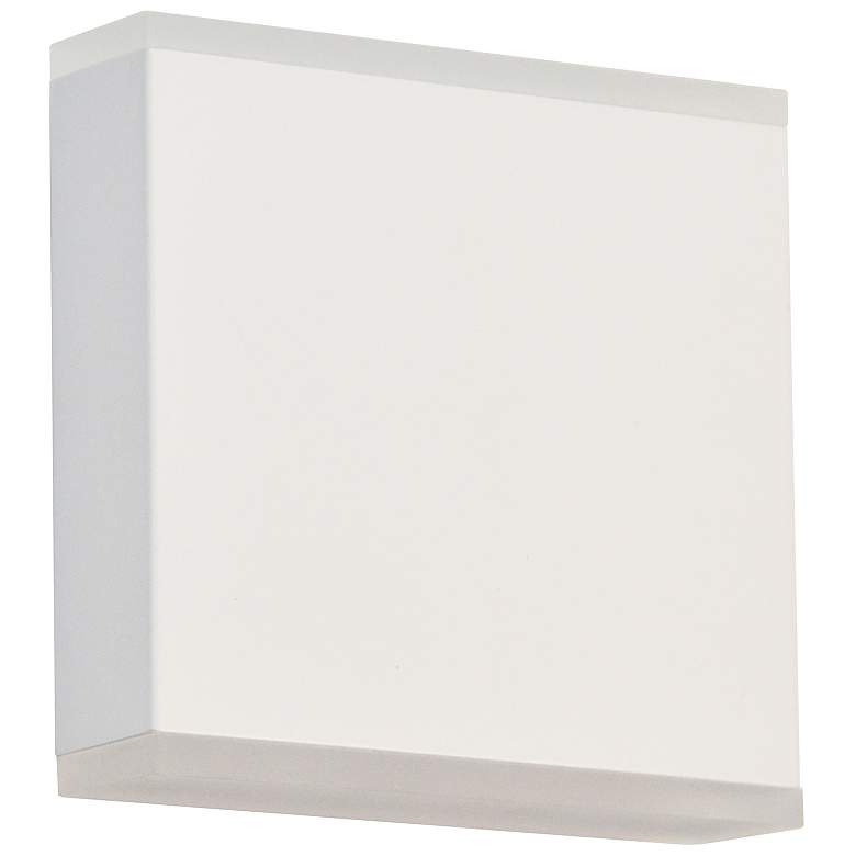 Image 1 Emery 5" High Matte White 15W LED Wall Sconce