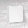 1_Emery 5" High Matte White 15W LED Wall Sconce