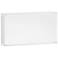 Emery 5" High Matte White 20W LED Wall Sconce