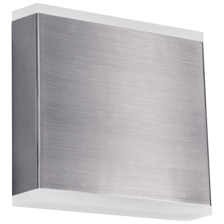 Image 1 Emery 5" High Satin Chrome 15W LED Wall Sconce