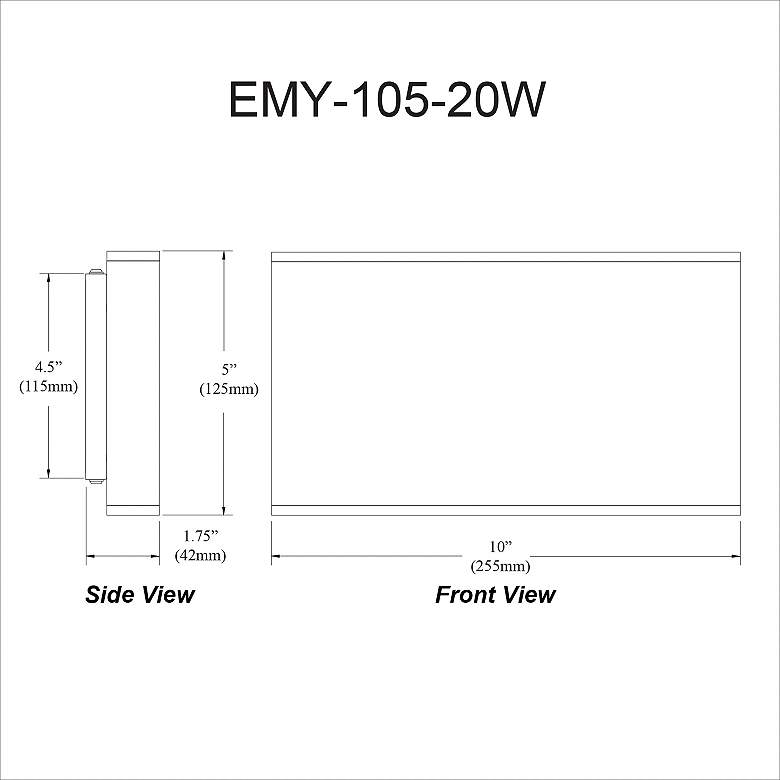 Image 3 Emery 5" High Satin Chrome 20W LED Wall Sconce more views