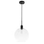 Thumbnail4 of Emett 1 Lt Black And Clear Glass Pendant more views