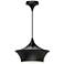 Emiko 13" Wide Matte Black Pendant Light