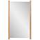 Emil Bleached Oak 24" x 40" Rectangular Vanity Wall Mirror