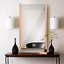 3_Emil Bleached Oak 24" x 40" Rectangular Vanity Wall Mirror more views