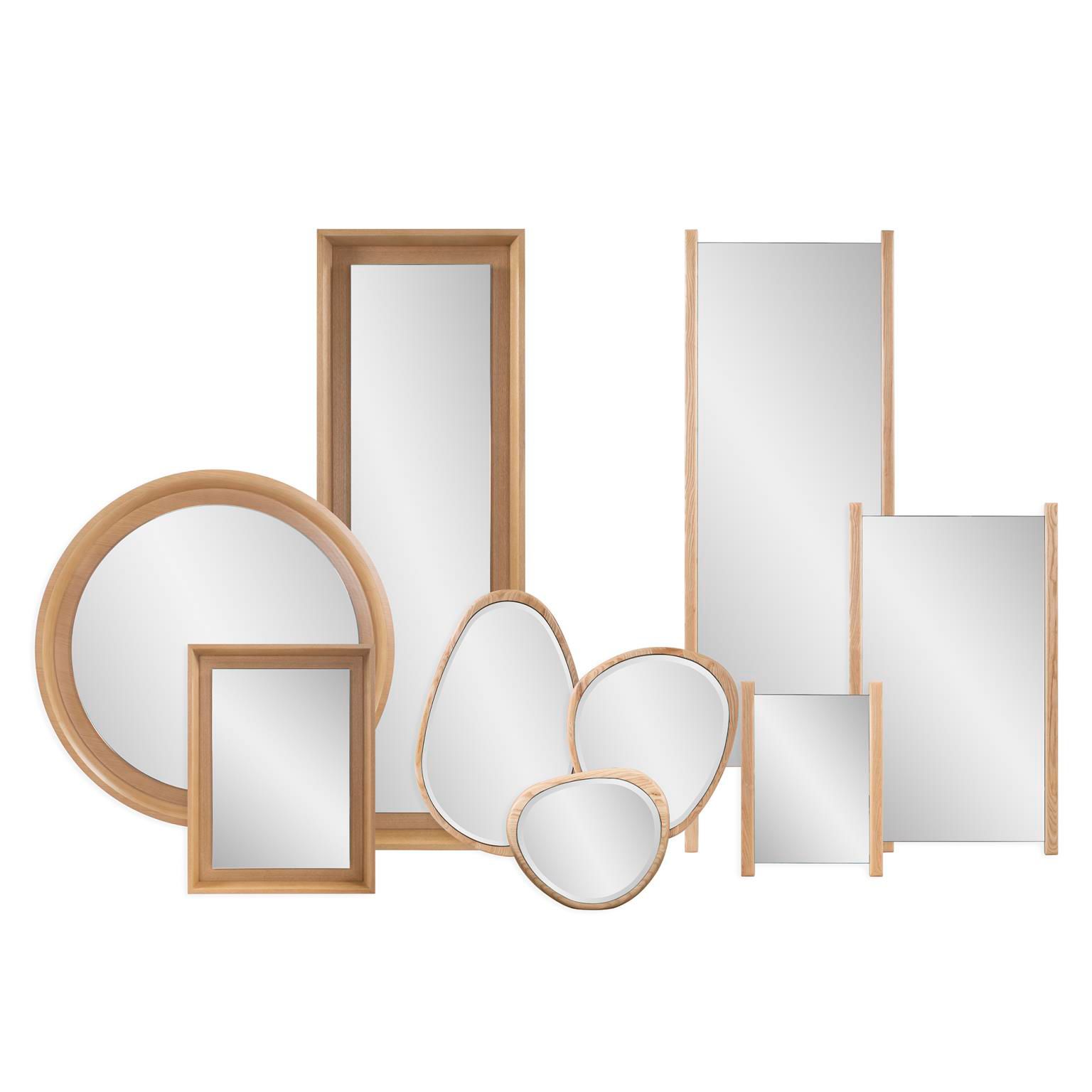 Image 5 Emil Bleached Oak 24" x 40" Rectangular Vanity Wall Mirror more views