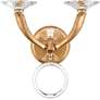 3_Emilea 20"H x 13"W 2-Light Crystal Wall Sconce in French Gold more views