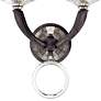 4_Emilea 20"H x 13"W 2-Light Crystal Wall Sconce in Heirloom Bronze more views