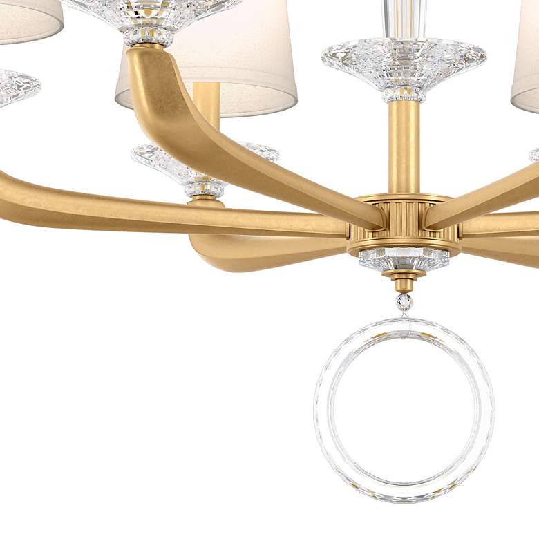 Image 5 Emilea 22.5"H x 30.5"W 6-Light Crystal Chandelier in Heirloom Gol more views