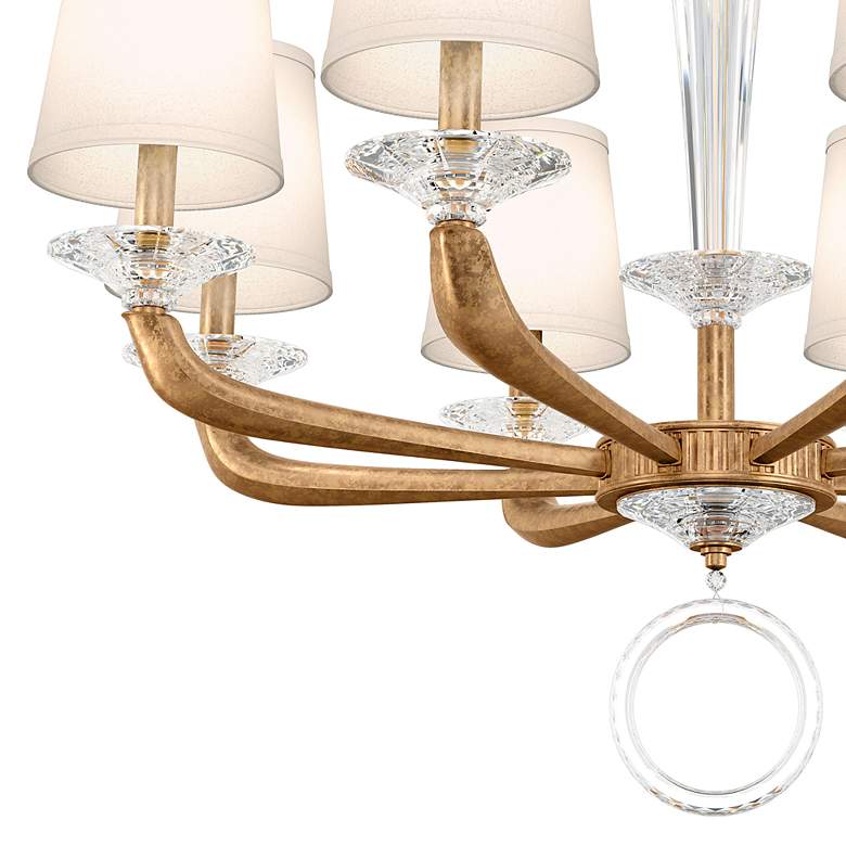 Image 3 Emilea 24"H x 33"W 8-Light Crystal Chandelier in French Gold more views