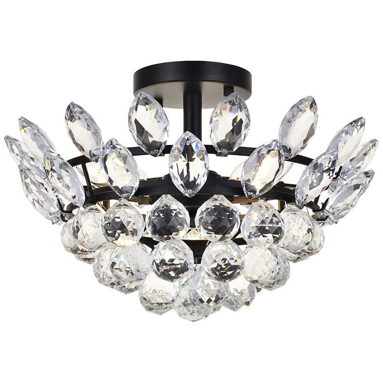Image 2 Emilia 14" Flush Mount In Black