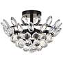 2_Emilia 14" Flush Mount In Black