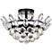 Emilia 14" Flush Mount In Black