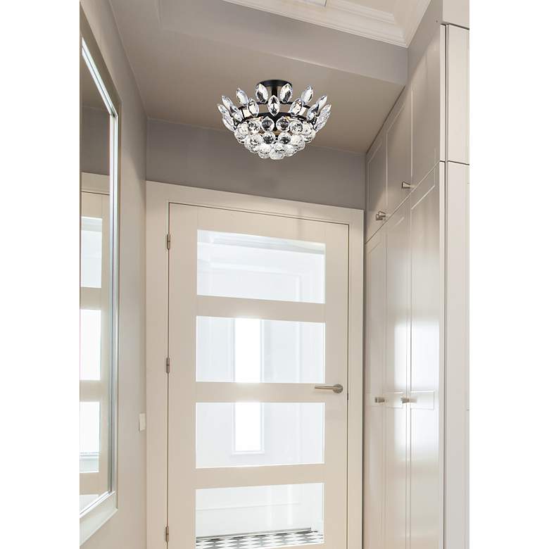 Image 3 Emilia 14" Flush Mount In Black more views