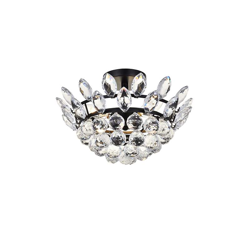 Image 4 Emilia 14" Flush Mount In Black more views