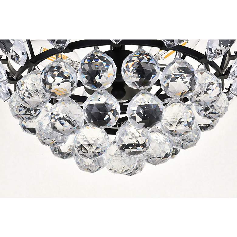 Image 5 Emilia 14" Flush Mount In Black more views