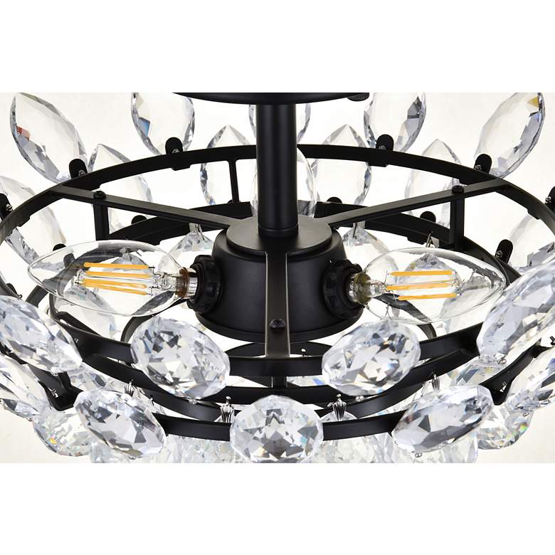 Image 7 Emilia 14" Flush Mount In Black more views
