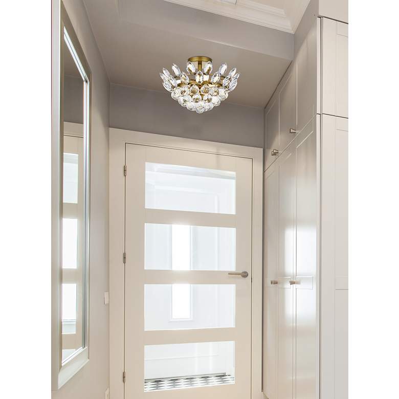 Image 3 Emilia 14" Flush Mount In Brass more views