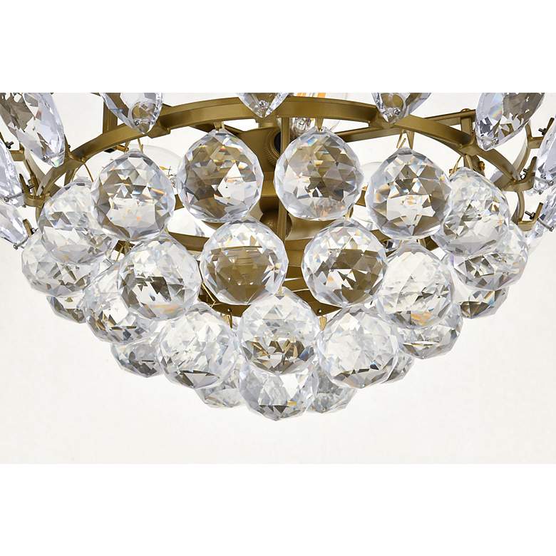 Image 5 Emilia 14" Flush Mount In Brass more views