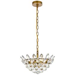 Emilia 14" Pendant In Brass