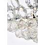 6_Emilia 14"W Chrome and Clear Crystal 3-Light Ceiling Light more views