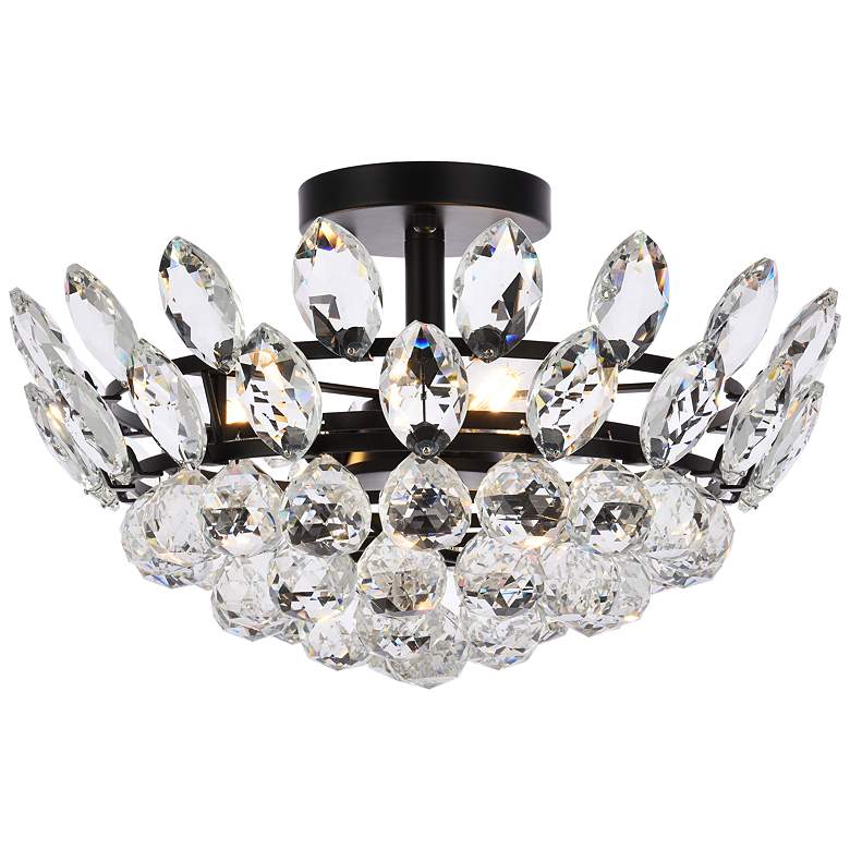 Image 2 Emilia 16" Flush Mount In Black