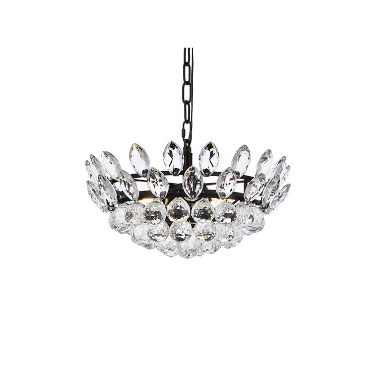 Image 4 Emilia 16" Wide Black Bowl Pendant Light more views