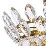 4_Emilia 16" Wide Brass Clear Crystal 3-Light Ceiling Light more views